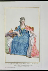 Margaretha (1353-1412) koningin van Denemarken, Noorwegen en Zweden, uit 